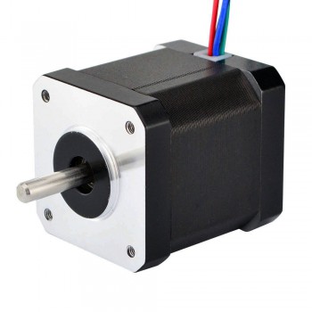 Nema 17 Schrittmotor Bipolar 0.9 Grad 44Ncm 1.68A 2.8V 42x48mm 4 Drähte Hybrid-Schrittmotor