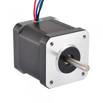 Nema 17 Schrittmotor Bipolar 0.9 Grad 46Ncm 2.0A  2.8V 4 Drähte Hybrid-Schrittmotor