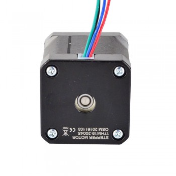 Nema 17 Schrittmotor Bipolar 0.9 Grad 46Ncm 2.0A  2.8V 4 Drähte Hybrid-Schrittmotor