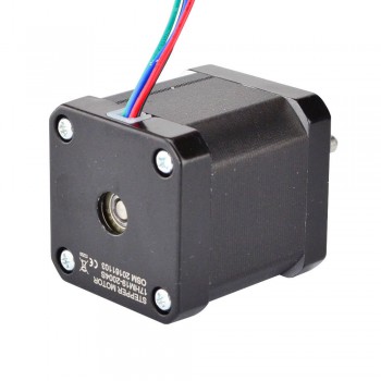 Nema 17 Schrittmotor Bipolar 0.9 Grad 46Ncm 2.0A  2.8V 4 Drähte Hybrid-Schrittmotor