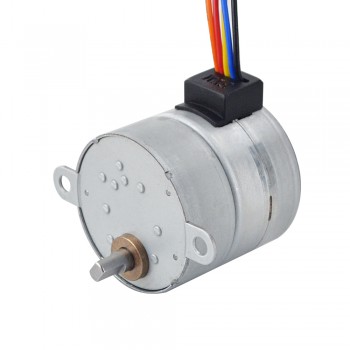 PM Schrittmotor mit 120:1 Stirnradgetriebe Φ35x35,2mm PM Permanentmagnet Schrittmotor