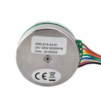 Außenläufermotor 24V 5000 U/min 0.05 Nm 30W 1.6 A 3 Phasen Bürstenloser DC-Getriebemotor