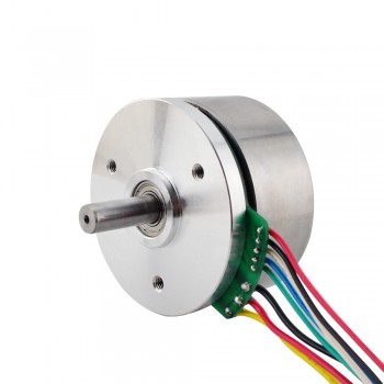 BLDC Außenläufermotor 24V 3740 U/min 0.284Nm 100W 5.3A 3 Phasen Bürstenloser DC-Flachmotor