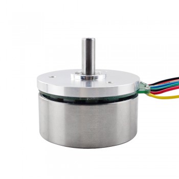 BLDC Außenläufermotor 24V 3740 U/min 0.284Nm 100W 5.3A 3 Phasen Bürstenloser DC-Flachmotor