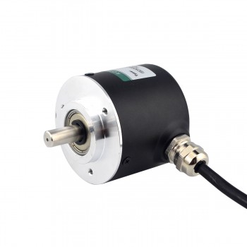 Schrittmotor Encoder 360 CPR Inkrementaler Drehgeber Schrittmotor ABZ 3-Kanal 8mm Vollwelle ISC5208