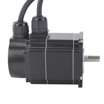 P Serie IP65 Wasserdichter Nema 23 Closed Loop Schrittmotor 1,2 Nm 1.8 Grad mit Encoder 1000CPR 2 Phasen