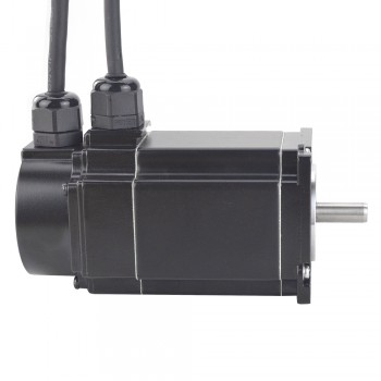 P Serie IP65 Wasserdichter Nema 23 Closed Loop Schrittmotor 2 Nm 1.8 Grad mit Encoder 1000CPR