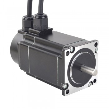 P Serie IP65 Wasserdichter Nema 23 Closed Loop Schrittmotor 2 Nm 1.8 Grad mit Encoder 1000CPR