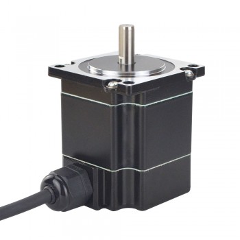 P Serie IP65 Nema 23 Wasserdichter Schrittmotor 1.8 Grad 4.0A 1.2Nm 2 Phasen Nema23 Schrittmotor