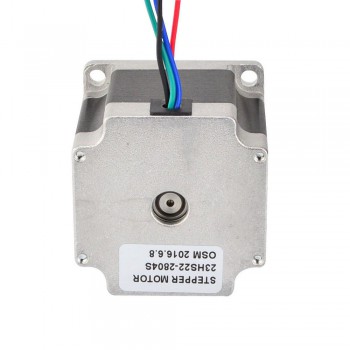 Nema 23 Bipolar Schrittmotor 1,8 Grad 1,26 Nm 2,8A 2,5V 4 Drähte 23hs22-2804s Hybrid-Schrittmotor