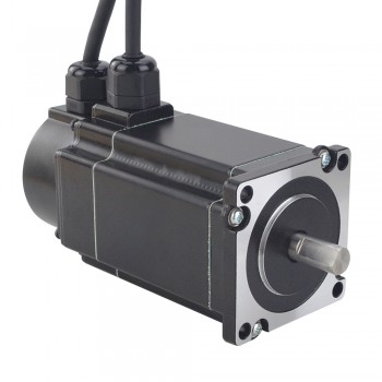 Nema 24 Wasserdichter Closed-Loop-Schrittmotor 1.8 Grad 3Nm 5.0A mit Encoder 1000CPR 2 Phasen Schrittmotor