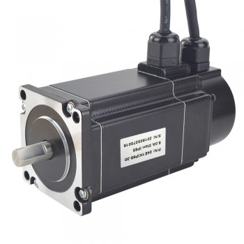 Nema 24 Wasserdichter Closed-Loop-Schrittmotor 1.8 Grad 3Nm 5.0A mit Encoder 1000CPR 2 Phasen Schrittmotor