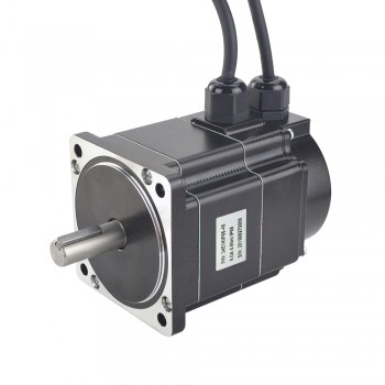 P Serie IP65 Nema 34 Wasserdichter Closed-Loop Schrittmotor 1,8 Grad 4,5 Nm 2 Phasen mit Encoder 1000CPR