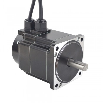 P Serie IP65 Nema 34 Wasserdichter Closed-Loop Schrittmotor 1,8 Grad 4,5 Nm 2 Phasen mit Encoder 1000CPR