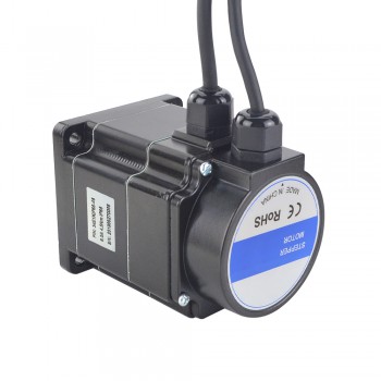 P Serie IP65 Nema 34 Wasserdichter Closed-Loop Schrittmotor 1,8 Grad 4,5 Nm 2 Phasen mit Encoder 1000CPR