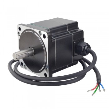 P Serie IP65 Wasserdichter Nema 34 Schrittmotor 1.8 Grad 6.0A 4.5Nm 2 Phasen Hybrid Schrittmotor