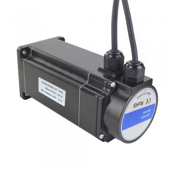 P-Serie IP65 Nema 34 Wasserdichter Schrittmotor mit Geschlossenem Regelkreis 1.8 Grad 12Nm 6.0A mit Encoder 1000CPR