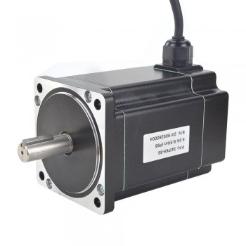 P-Serie IP65 Nema 34 Wasserdichter Schrittmotor 2 Phasen 1.8 Grad 8.5 Nm 6.0A Hybrid Schrittmotor 4 Drähte