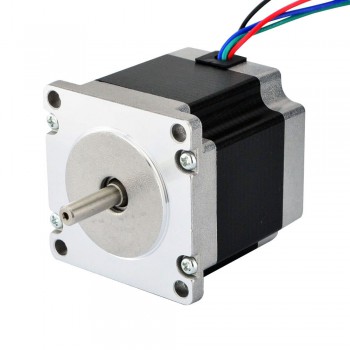 Nema 23 Schrittmotor 1.8 Grad 1.26Nm 2.8A 2.5V 4 Drähte Φ6mm Welle Bipolar CNC Hybrid-Schrittmotor