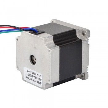 Nema 23 Schrittmotor 1.8 Grad 1.26Nm 2.8A 2.5V 4 Drähte Φ6mm Welle Bipolar CNC Hybrid-Schrittmotor