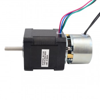 Nema 17 Schrittmotor 1.8 Grad 0,59 Nm 2,80V 2A mit Bremsreibmoment 0,25Nm