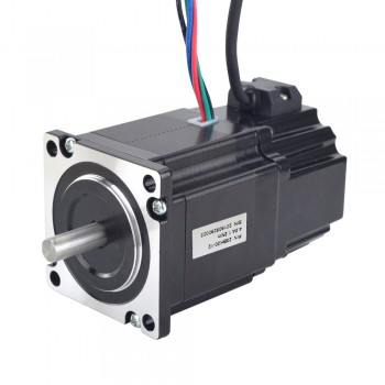 P-Serie Nema 23 Schrittmotor 1,2 Nm 1.8 Grad 4.0A 2 Phasen mit Elektromagnetischer Bremse