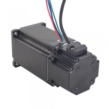 P-Serie Nema 24 Schrittmotor 1.8 Grad 3 Nm 5,0A 2 Phasen mit Elektromagnetischer Bremse