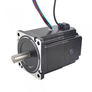 P-Serie Nema 34 Schrittmotor 1,8 Grad 4,5Nm 6,0A 2 Phasen mit Elektromagnetischer Bremse