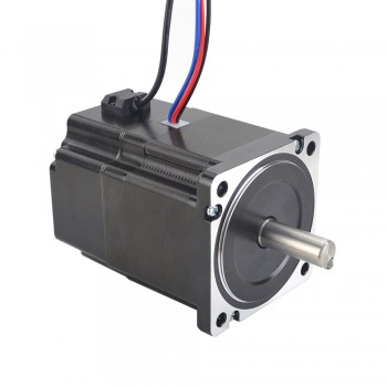 P-Serie Nema 34 Schrittmotor 1,8 Grad 4,5Nm 6,0A 2 Phasen mit Elektromagnetischer Bremse