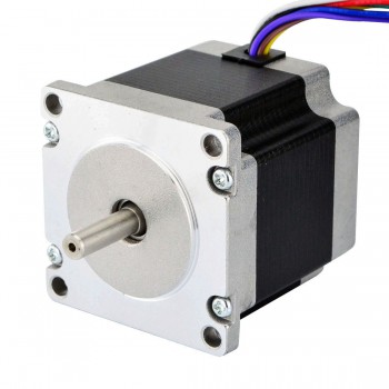 Doppelwelle Nema 23 Schrittmotor Unipolar/Bipolar1.8Grad 1.26Nm 3A CNC Hybrid-Schrittmotor mit 8 Anschlüssen