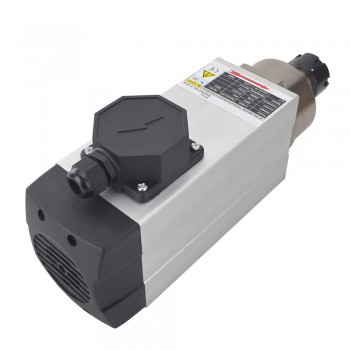 2.2KW ER25 Quadrat Luftgekühlt Spindelmotor Frässpindel Motor 380V 5.5A 18000 U/min für CNC VFD Motor