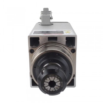 Quadrat Luftgekühlter CNC-Spindelmotor 380V 4,5KW 18000 U/min 300 Hz ER32 Spannzange für CNC Motor