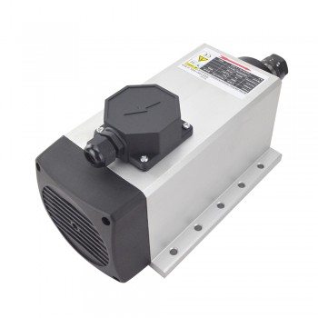 Quadrat CNC Spindelmotor Luftgekühlt 380V 3.5KW 18000RPM 300Hz ER20 Collet CNC VFD Motor