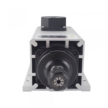 Quadrat CNC Spindelmotor Luftgekühlt 380V 3.5KW 18000RPM 300Hz ER20 Collet CNC VFD Motor