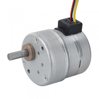 PM Schrittmotor mit Getriebe 10,8:1 Stirnradgetriebe Φ35x36,2mm PM Permanentmagnet Schrittmotor