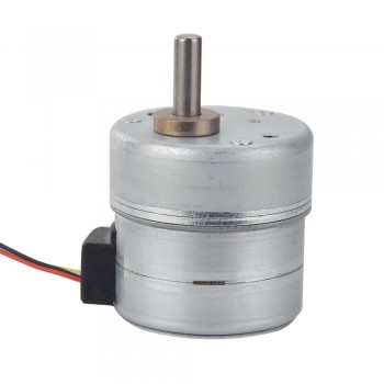 PM Schrittmotor mit Getriebe 10,8:1 Stirnradgetriebe Φ35x36,2mm PM Permanentmagnet Schrittmotor