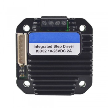 ISD02 Integrierter Schrittmotortreiber Stepper-Treiber für  0-2A 10-28VDC NEMA 8,11,14,17 Schrittmotor