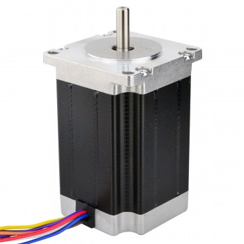 Nema 23 Schrittmotor Bipolar 1,8 Grad 2,83Nm 4 A 2,26V CNC Hybrid-Schrittmotor mit 8 Anschlüssen