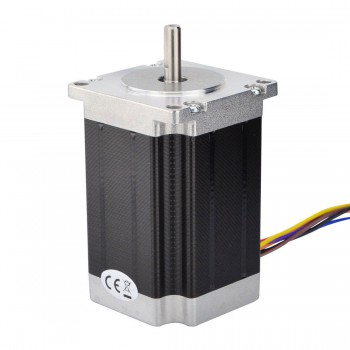 Nema 23 Schrittmotor Bipolar 1,8 Grad 2,83Nm 4 A 2,26V CNC Hybrid-Schrittmotor mit 8 Anschlüssen