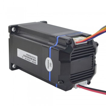 ESS-Serie Nema 23 Integrierter Closed Loop Schrittservomotor 24-50VDC 1000CPR 2.2Nm Integrierte Schrittmotor