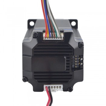 ESS-Serie Nema 23 Integrierter Closed Loop Schrittservomotor 24-50VDC 1000CPR 2.2Nm Integrierte Schrittmotor