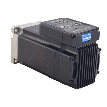 NEMA 23 Integrierter Servomotor 130W 3000rpm 0.45Nm 20-50VDC Bürstenloser DC-Servomotor