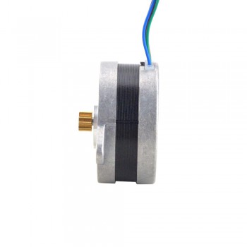 Rund Nema 14 Bipolar Schrittmotor 1,8 Grad 9 Ncm 1,0 A Φ36 x 17,5 mm 4 Drähte Mini-Schrittmotor