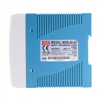 Meanwell MDR-20-24 20 W 24 VDC 1 A 115/230 VAC DIN-Schienen-Netzteil