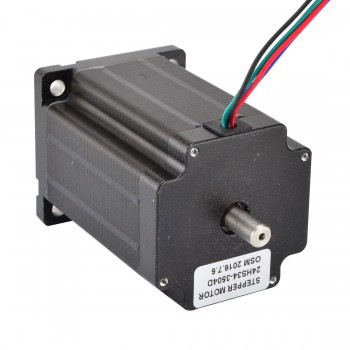 Doppelwelle Nema 24 Schrittmotor Bipolar 1.8 Grad 3,1 Nm 3,5A 3.85V 4 Drähte CNC Schrittmotor