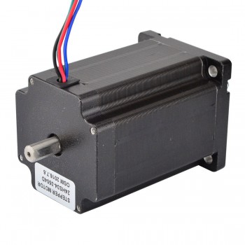 Doppelwelle Nema 24 Schrittmotor Bipolar 1.8 Grad 3,1 Nm 3,5A 3.85V 4 Drähte CNC Schrittmotor