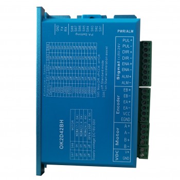 Closed-Loop-Schritttreiber 0~5,6A 18~70VDC für Nema 17, Nema 23, Nema 24 Schrittmotor