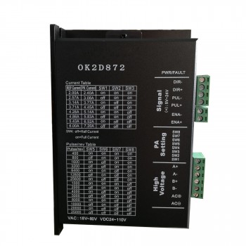 OK2D872 Zweiphrase Digitaler Schritttreiber für NEMA 23 NEMA 24 NEMA 34 Schrittmotor