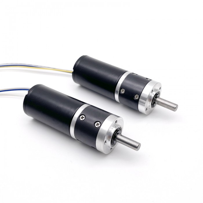 2 Stück BLDC-Getriebemotor GMP28-TEC2838, Ø28 mm, 12V / 24V, 20 kg·cm, 6,6–11,5W, mit Planetengetriebe