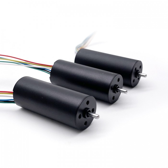 2 Stück BLDC-Motor 12V / 24V, bürstenlos, Permanentmagnet, 50 g·cm, 16 × 40 mm